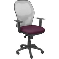 Piqueras y Crespo Jorquera Silla Malla Gris Asiento Bali Morado 15SGRBALI760