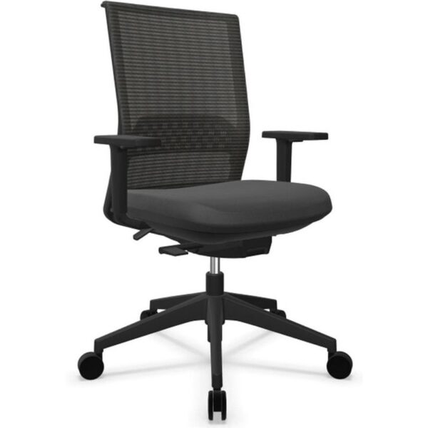 actiu-stay-serie-30-silla-de-oficina-respaldo-syncro-tejido-técnico-harlequin-negra-938112t82