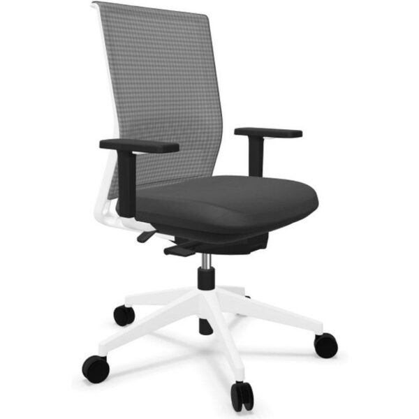 actiu-stay-serie-30-silla-de-oficina-respaldo-tejido-técnico-string-blanca/gris-910130t82