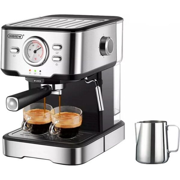 hibrew-h5-cafetera-espresso-semiautomática-1.5-l-negra/plata-hibrew-h5