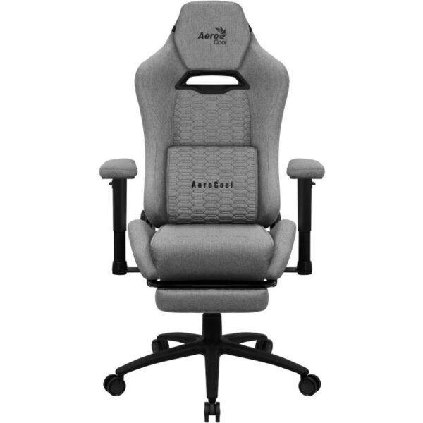 aerocool-royal-aeroweave-silla-gaming-con-reposapiés-gris-royalashgr