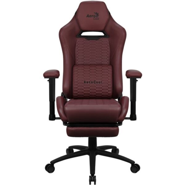 aerocool-royal-leatherette-silla-gaming-con-reposapiés-roja-royaltuscanrd