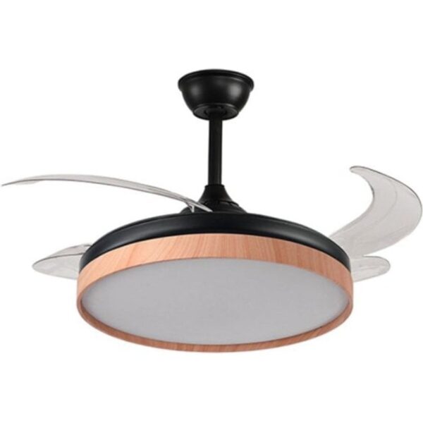 bel-air-cosmos-mini-ventilador-de-techo-48w-91cm-4-aspas-retráctiles-negro/madera-b-28400-40-bk