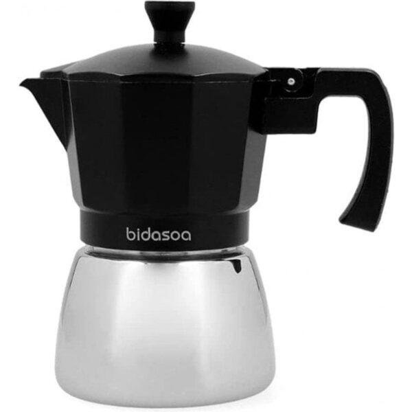 bidasoa-tribeca-cafetera-italiana-aluminio-fundido-base-acero-3-tazas-7605011