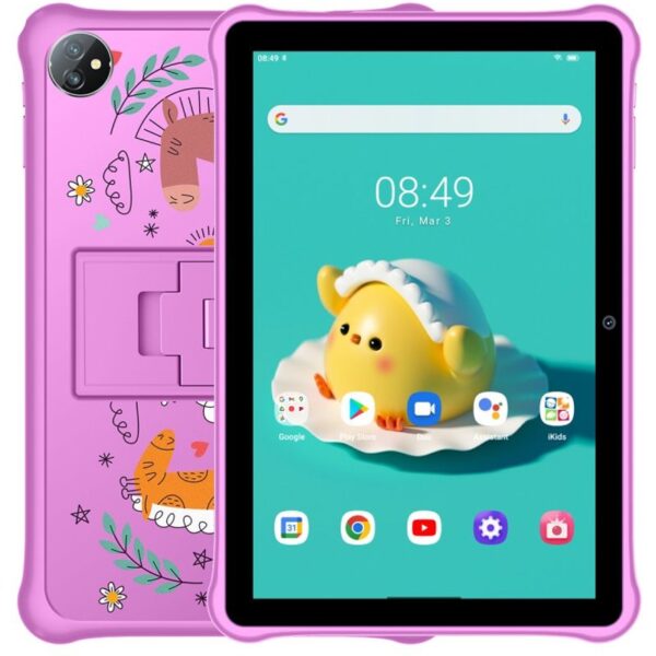 blackview-tab-a7-kids-10.1"-3/64gb-tablet-para-niños-gris-+-funda-eva-rosa-dk-taba7kids-pink