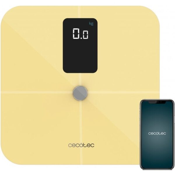 cecotec-surface-precision-10400-smart-healthy-vision-yellow-báscula-de-baño-inteligente-04263