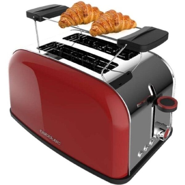 cecotec-toastin'-time-850-red-tostadora-2-rebanadas-cortas-y-soporte-para-panecillos-850w-en-rojo-04815