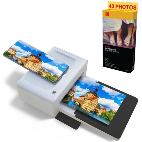 kodak-pd460-impresora-térmica-4pass-bluetooth-+-cartucho-+-papel-40-fotos-3760265544615