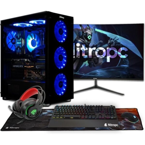 nitropc-pack-diamond-intel-i7-12700kf/32gb/2tb-ssd/rtx-3060-+-monitor-24"-fullhd-165hz-curvo-mkp-pa-di