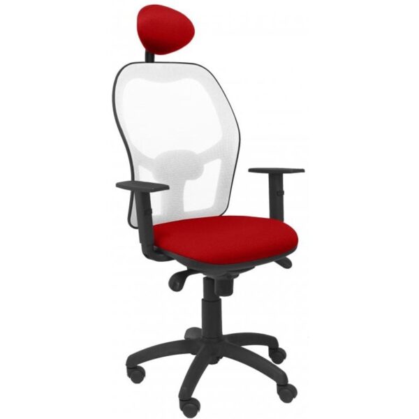 piqueras-y-crespo-jorquera-silla-malla-blanca-asiento-bali-con-cabecero-fijo-rojo-15sbbali350c