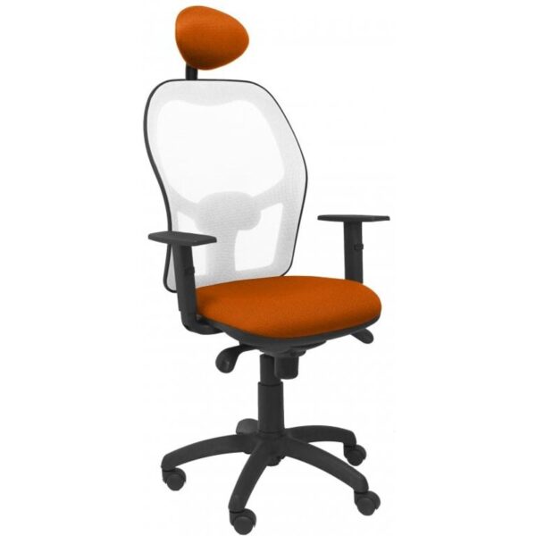 piqueras-y-crespo-jorquera-silla-malla-blanca-asiento-bali-naranja-con-cabecero-fijo-15sbbali308c