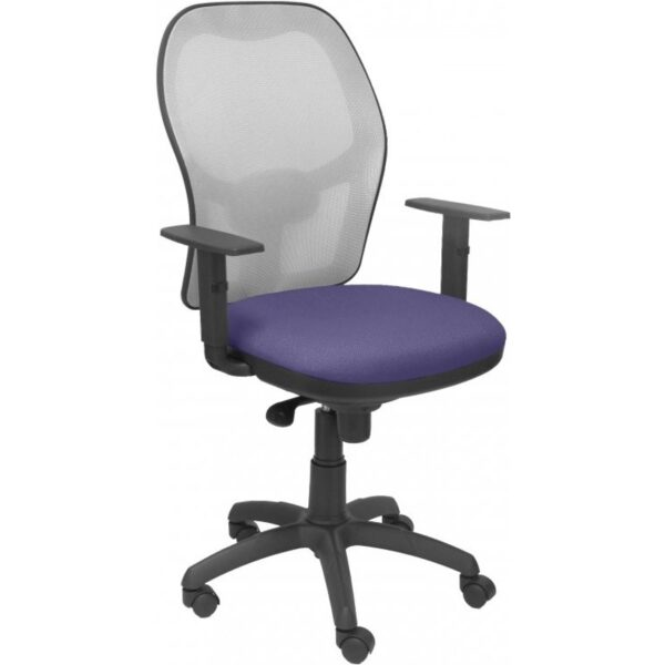 piqueras-y-crespo-jorquera-silla-malla-gris-asiento-bali-azul-claro-15sgrbali261