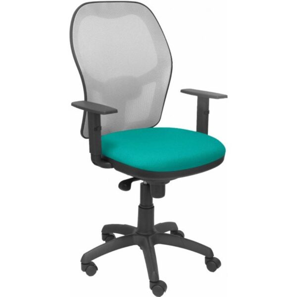 piqueras-y-crespo-jorquera-silla-malla-gris-asiento-bali-verde-claro-15sgrbali39