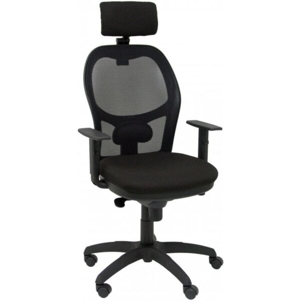 piqueras-y-crespo-jorquera-silla-malla-negra-asiento-bali-negro-con-cabecero-regulable-15snbali840crg