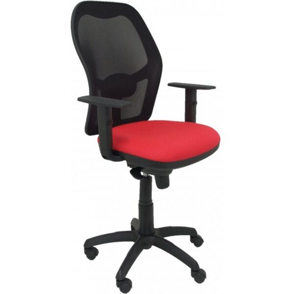 piqueras-y-crespo-jorquera-silla-malla-negra-asiento-bali-rojo-15snbali350