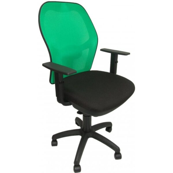 piqueras-y-crespo-jorquera-silla-malla-verde-asiento-bali-negro-15svbali840