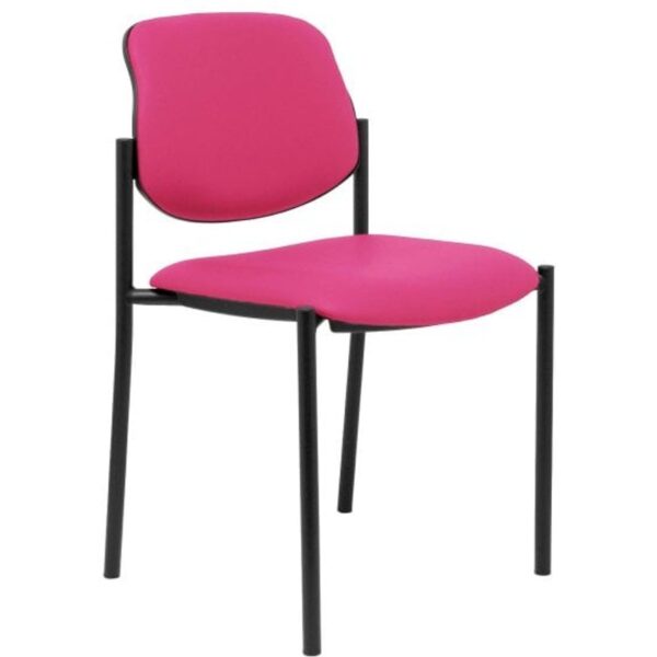 piqueras-y-crespo-villalgordo-silla-fija-similpiel-rosa-chasis-negro-27nsprs