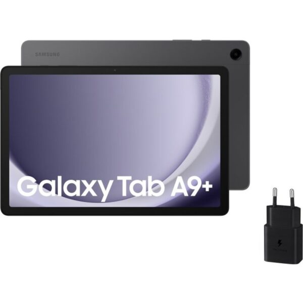 samsung-galaxy-tab-a9+-5g-11"-8/128gb-gris-+-cargador-sm-x216bzaeeubh