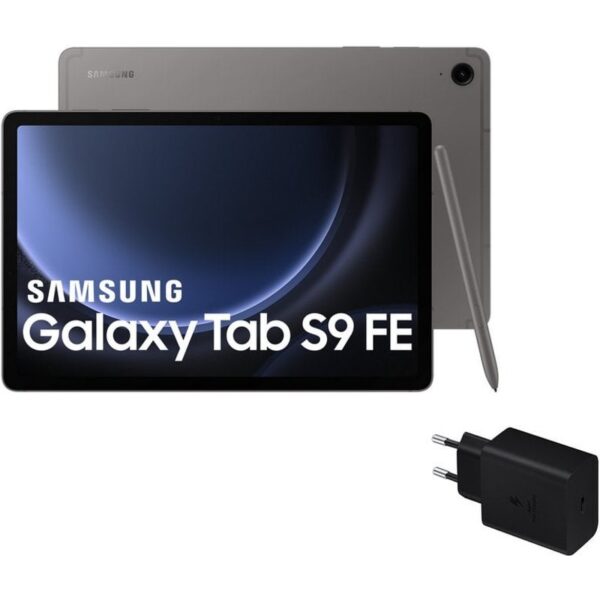 samsung-galaxy-tab-s9-fe-wifi-10.9"-8/256gb-gris-+-cargador-sm-x510nzaeeubh