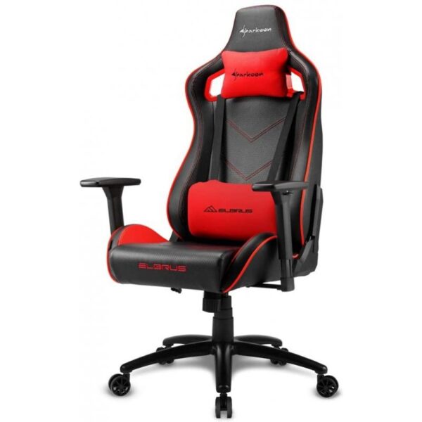 sharkoon-elbrus-2-silla-gaming-negro/rojo-4044951027675