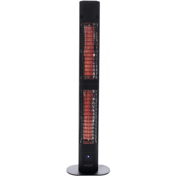 sunred-royal-diamond-dark-calefactor-de-torre-para-exterior-3000w-negro-rd-dark-3000l