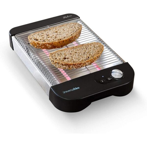 universal-blue-toasty-tostador-plano-600w-negro/acero-inoxidable-uotp600-19