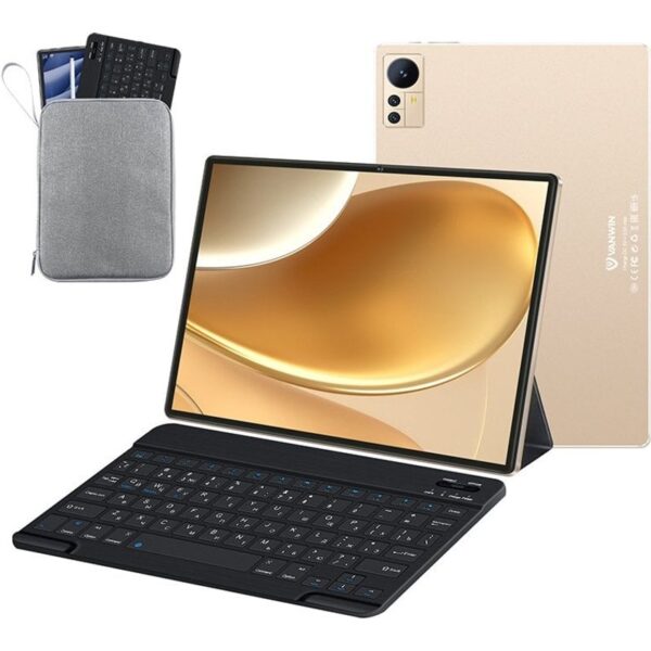 vanwin-s39-lte-10.1"-4/64gb-dorada-+-funda-de-piel-+-teclado-bluetooth-+-bolsa-para-tableta-+-stylus-s39-gold