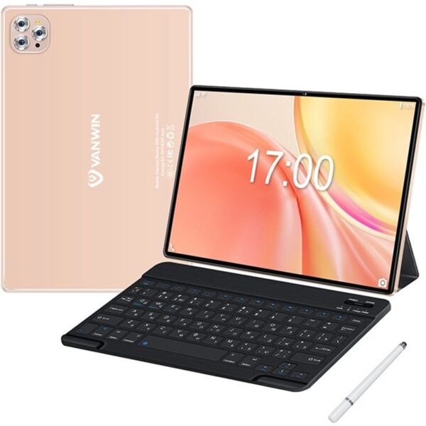 vanwin-v62-10.1"-4/64gb-oro-rosa-+-stylus-+-funda-de-piel-+-teclado-bluetooth-199.99