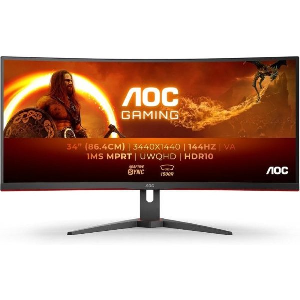 aoc-cu34g2xe/bk-34"-lcd-va-ultrawide-qhd-144hz-curvo-cu34g2xe/bk