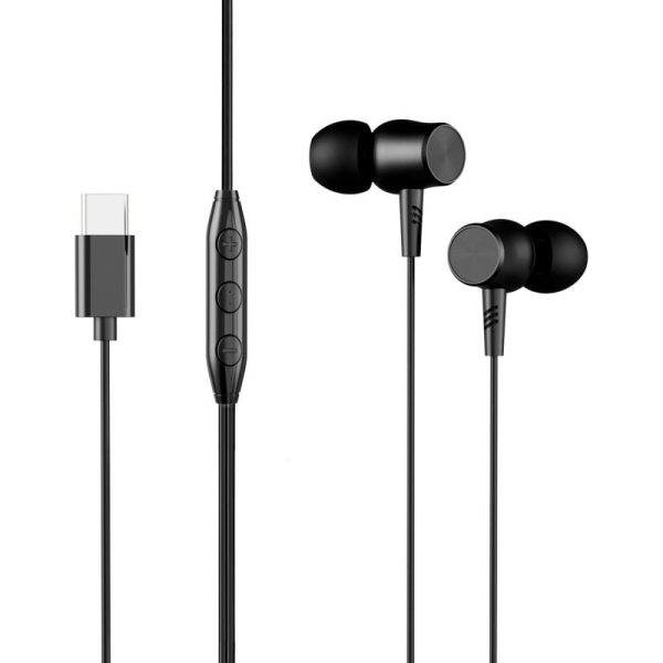 contact-auriculares-con-cable-usb-c-120cm-negros-lau01n