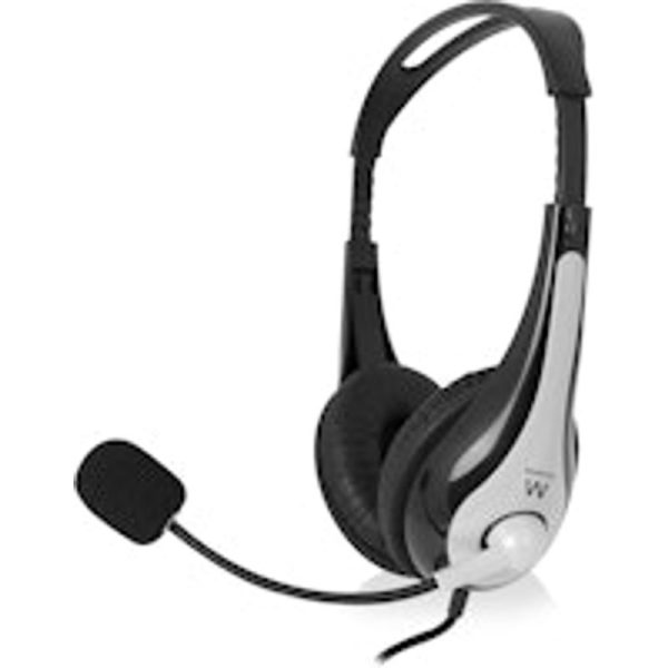 ewent-ew3565-auriculares-con-micrófono-usb-blanco/negro-ew3565