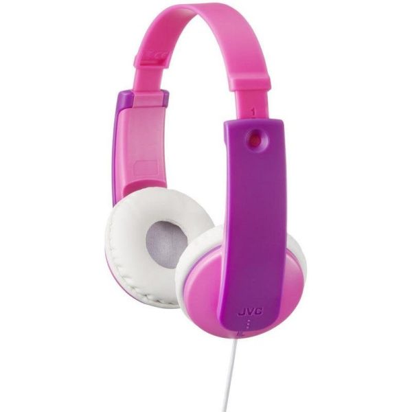 jvc-ha-kd7-auriculares-infantiles-con-limitador-de-sonido-rosa/púrpura-ha-kd7-pn-e