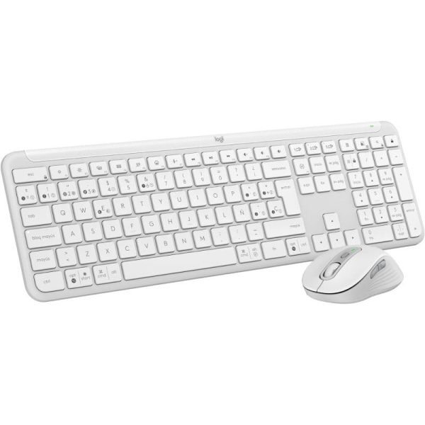 logitech-signature-slim-mk950-combo-teclado-+-ratón-inalámbrico-blanco-920-012596