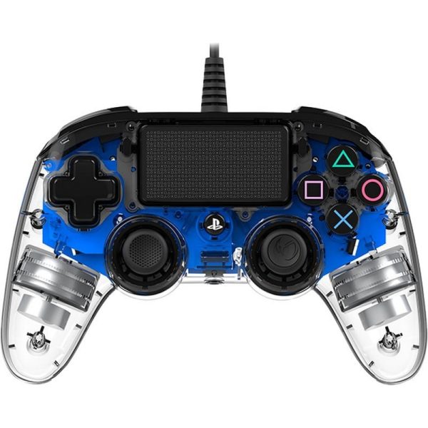 nacon-compact-controller-wired-para-ps4/pc-iluminado-azul-ps4ofcpadclblue