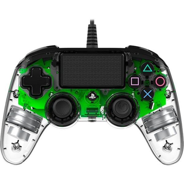 nacon-compact-controller-wired-para-ps4/pc-iluminado-verde-ps4ofcpadclgreen