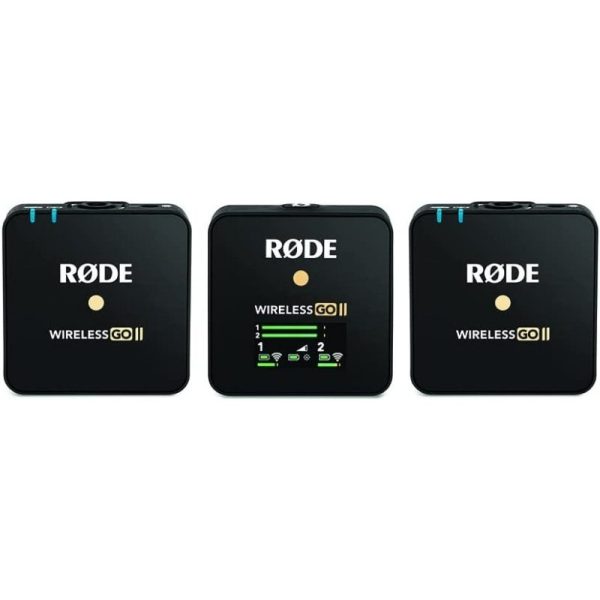 rode-wireless-go-ii-transmisor-doble-sistema-de-micrófono-inalámbrico-dos-canales-con-micrófono-incorporado-wigo-ii