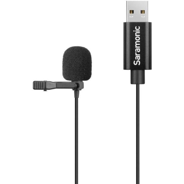 saramonic-sr-ulm10-micrófono-de-solapa-usb-2m-negro-sr-ulm10-negro