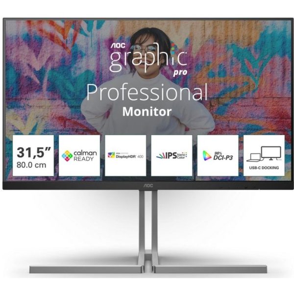 aoc-graphic-pro-u32u3cv-31.5"-led-nano-ips-ultrahd-4k-hdr-400-usb-c-u32u3cv