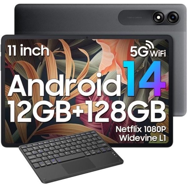 blackview-tab-90-11"-ips-hd-4/128gb-wifi-gris-+-teclado-bluetooth-tab90wifi-grey+k1