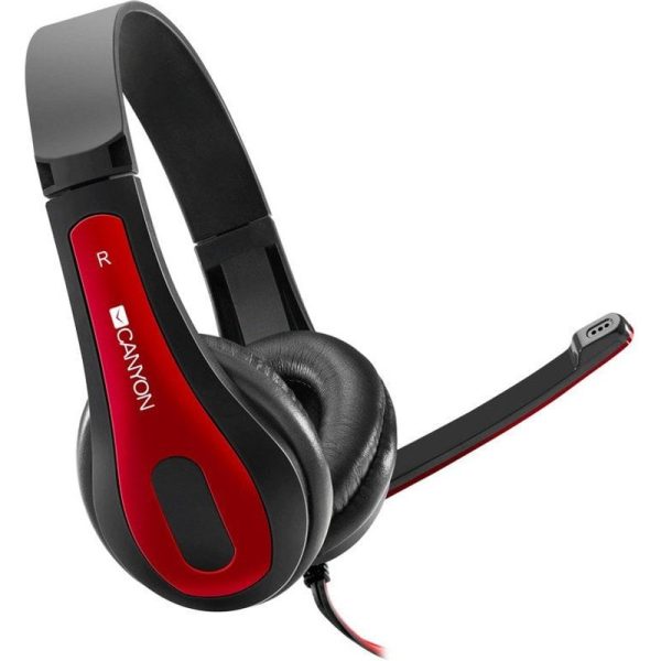 canyon-hsc-1-auriculares-gaming-negro/rojo-cns-chsc1br