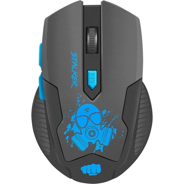 fury-stalker-ratón-gaming-wireless-2000-dpi-negro/azul-nfu-1320