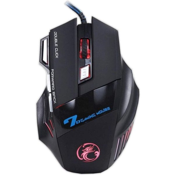 klack-x7-ratón-gaming-led-ergonómico-con-7-botones-5500-dpi-negro-ratonx7gaming