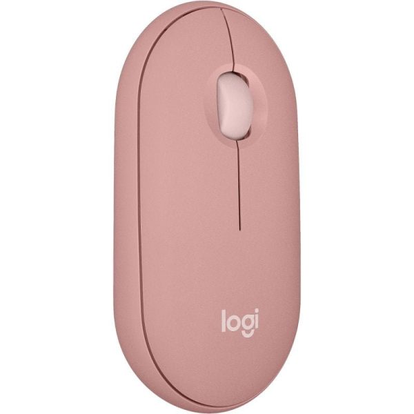 logitech-pebble-mouse-2-m350s-ratón-inalámbrico-rosa-4000-dpi-910-007014