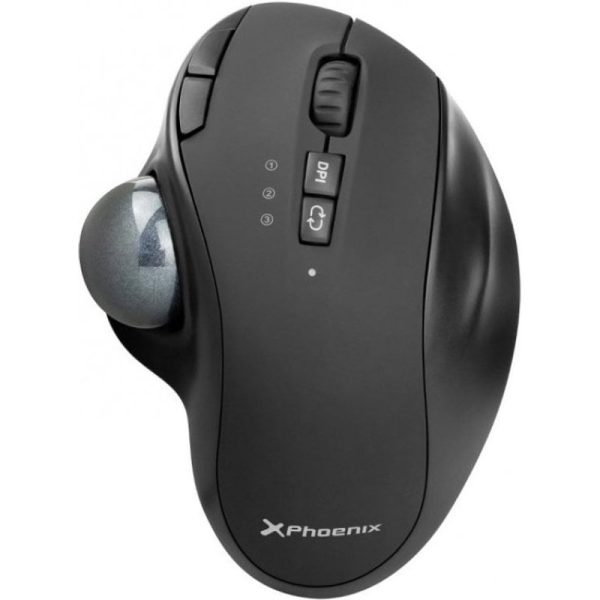 phoenix-ergo-t1-ratón-óptico-trackball-inalámbrico-2400dpi-negro-phergo-t1