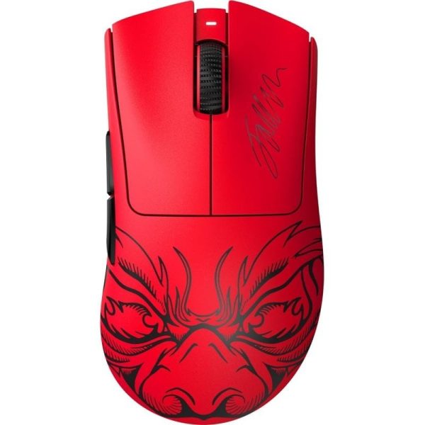 razer-deathadder-v3-pro-faker-edition-ratón-gaming-inalámbrico-30000-dpi-rojo-rz01-04630400-r3m1