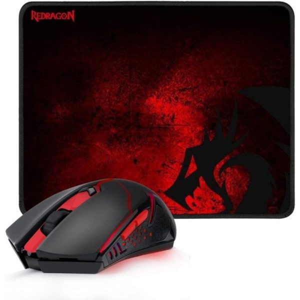 redragon-m601wl-ba-ratón-gaming-inalámbrico-2400-dpi-+-alfombrilla-m601wl-ba