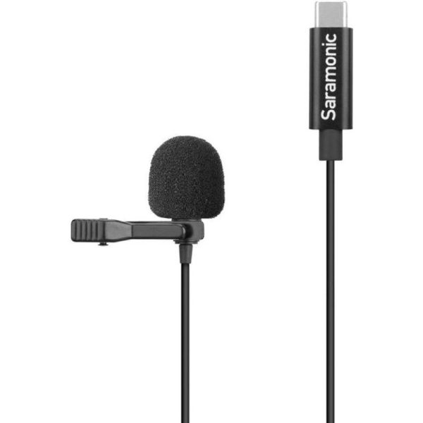 saramonic-lavmicro-u3a-micrófono-de-solapa-usb-c-2m-negro-lavmicro-u3a-negro