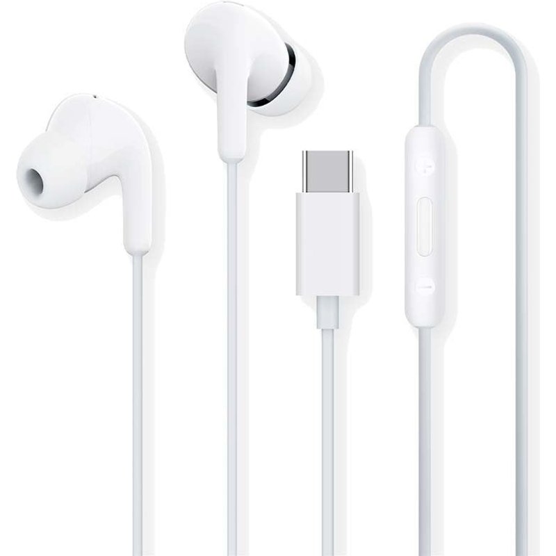 Xiaomi Type-C Earphones Auriculares con Cable Tipo-C Blanco BHR8931GL