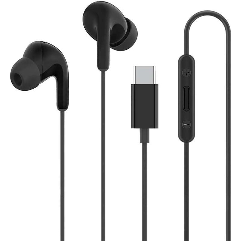 Xiaomi Type-C Earphones Auriculares con Cable Tipo-C Negro BRH8930GL